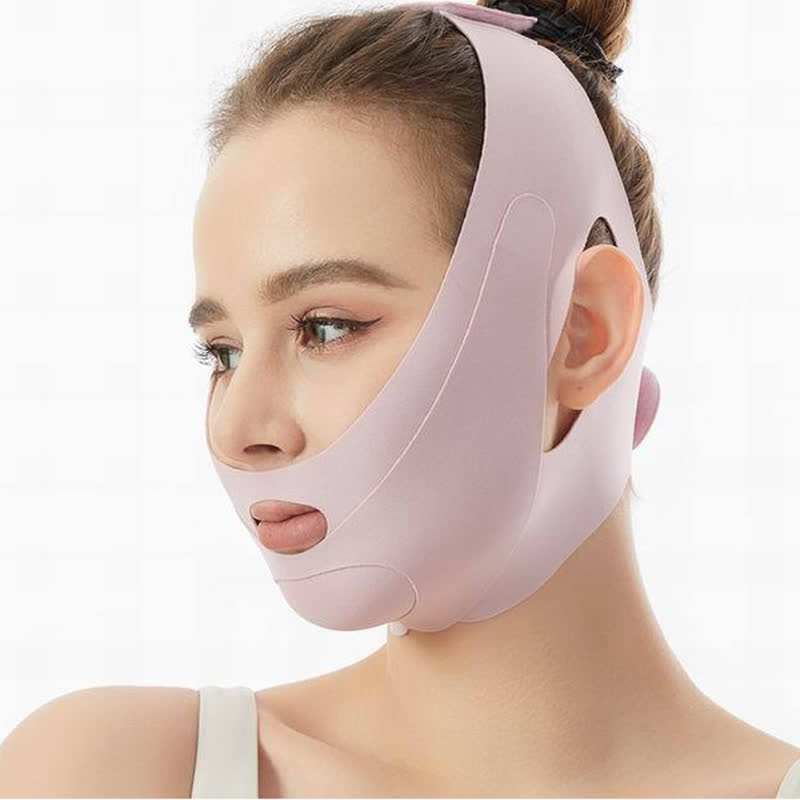 Masque à sangle velcro pour lifting du visage