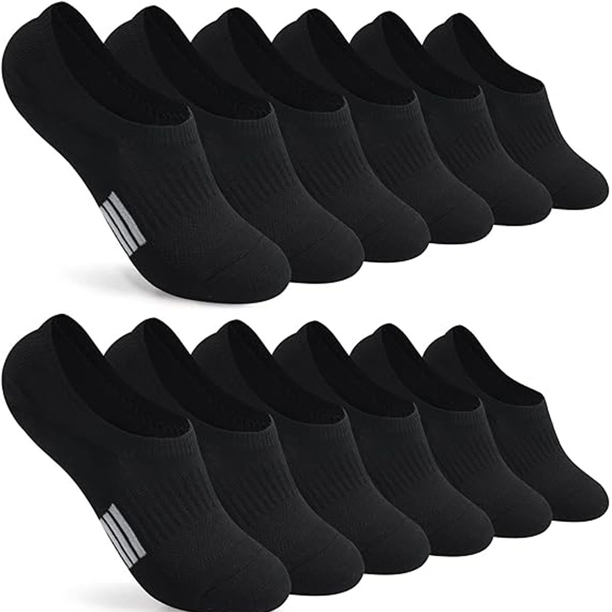 Nouveau pack combiné de chaussettes invisibles (6 paires)