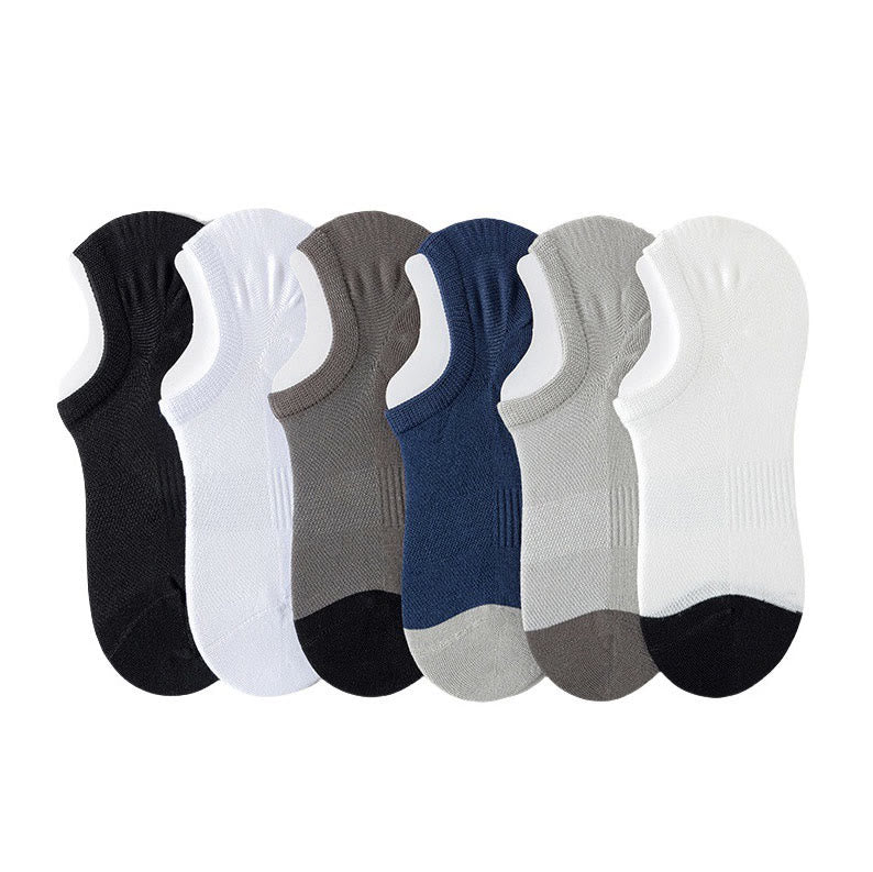 Chaussettes classiques assorties aux chevilles grande taille (6 paires)