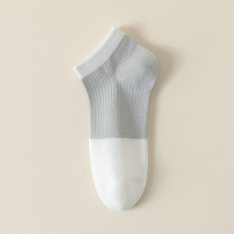 Chaussettes décontractées en coton uni grande taille (6 paires)