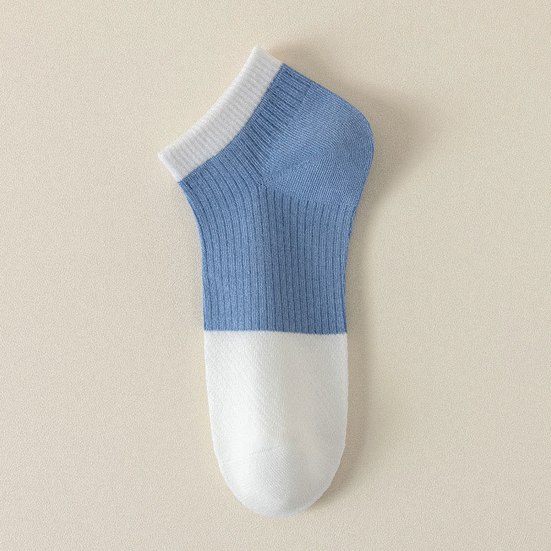 Chaussettes décontractées en coton uni grande taille (6 paires)
