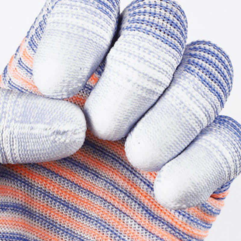 Gants de travail résistants à l'abrasion à imprimé zèbre (24 paires)