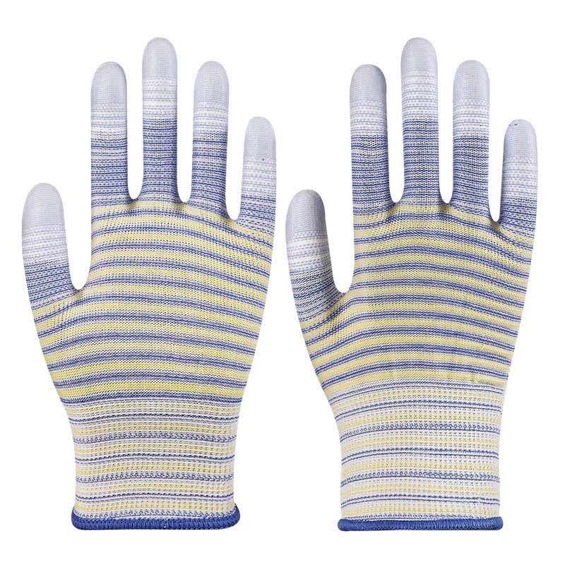 Gants de travail résistants à l'abrasion à imprimé zèbre (24 paires)