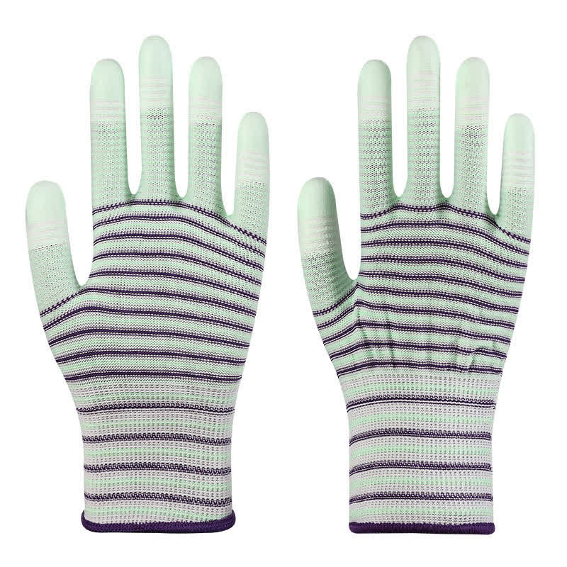 Gants de travail résistants à l'abrasion à imprimé zèbre (24 paires) - F - Taille unique - image 14
