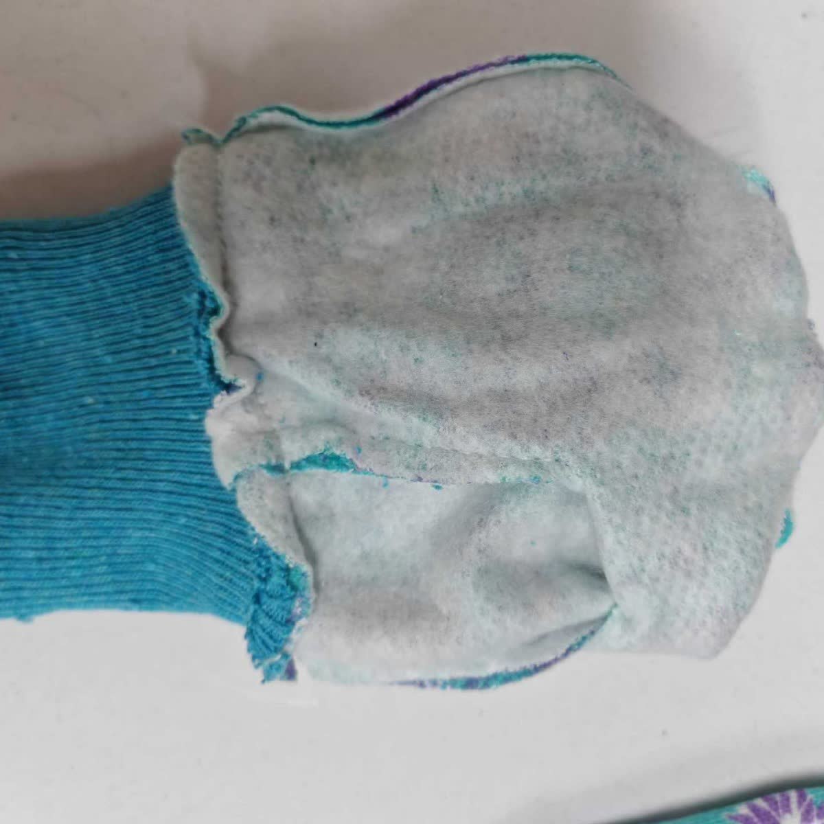 Gants de jardin tricotés à imprimé floral (3 paires) - image 3