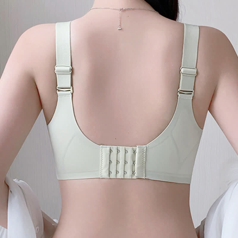 Soutien-gorge sans fil à fermeture avant réglable