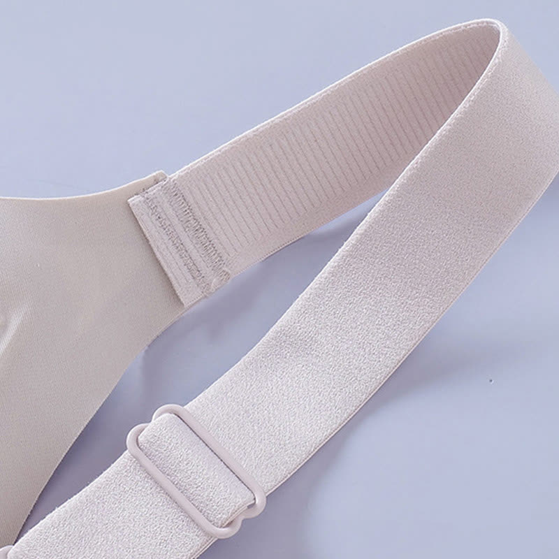 Soutien-gorge sans fil à fermeture avant réglable