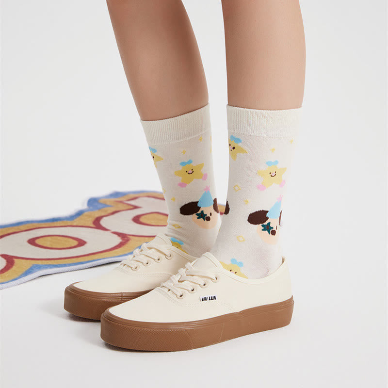 Chaussettes courtes à motif dessin animé (5 paires) - image 3