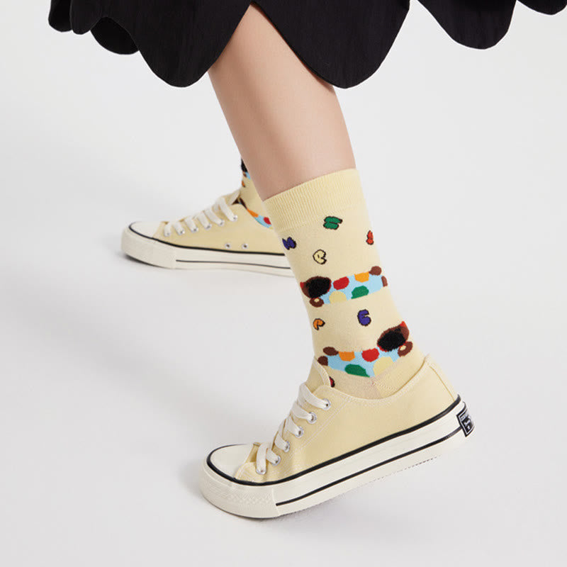 Chaussettes courtes à motif dessin animé (5 paires) - image 10