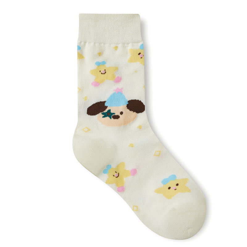 Chaussettes courtes à motif dessin animé (5 paires) - image 15