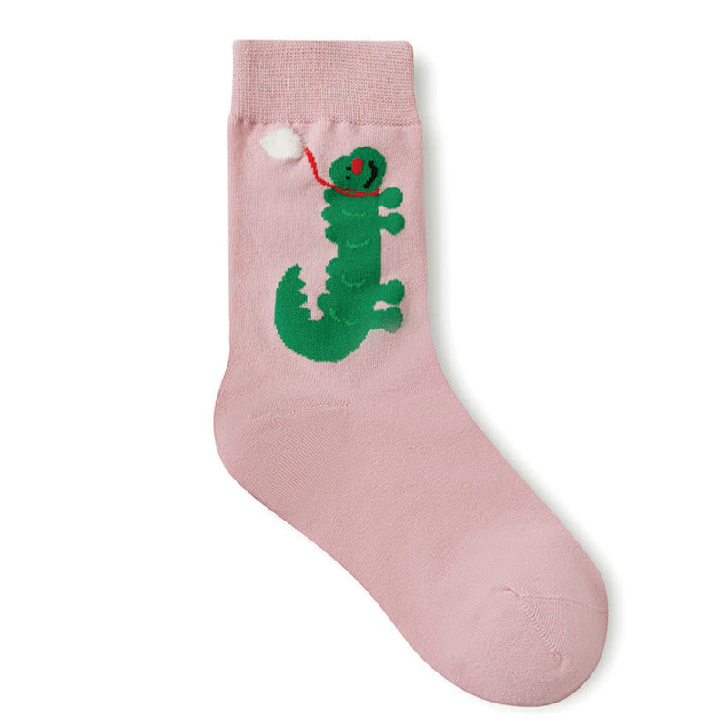 Chaussettes courtes à motif dessin animé (5 paires) - image 11