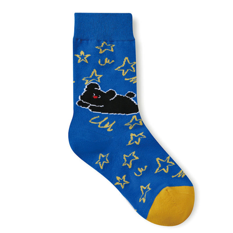 Chaussettes courtes à motif dessin animé (5 paires) - image 12