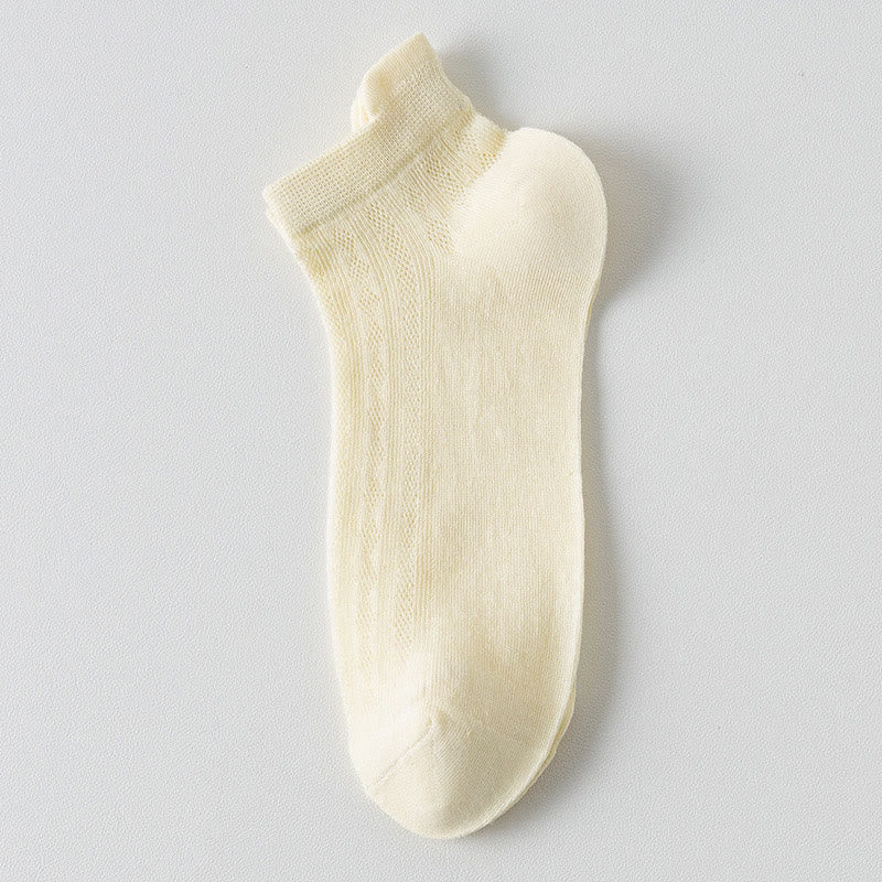 Chaussettes hautes élastiques couleur bonbon (9 paires)