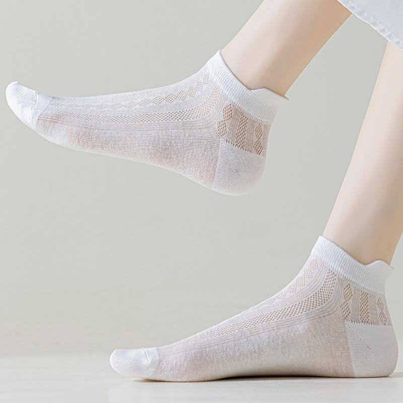 Chaussettes hautes élastiques couleur bonbon (9 paires)