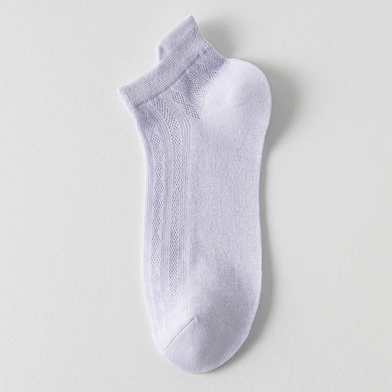 Chaussettes hautes élastiques couleur bonbon (9 paires)
