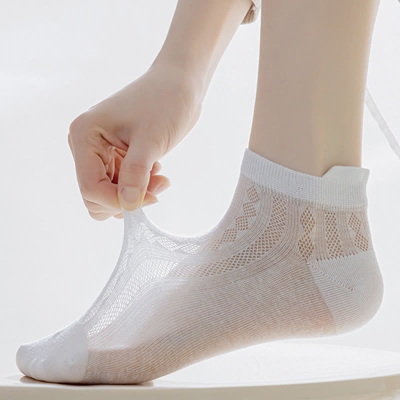 Chaussettes hautes élastiques couleur bonbon (9 paires)