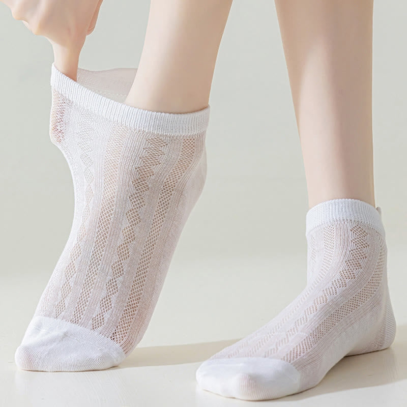 Chaussettes hautes élastiques couleur bonbon (9 paires)