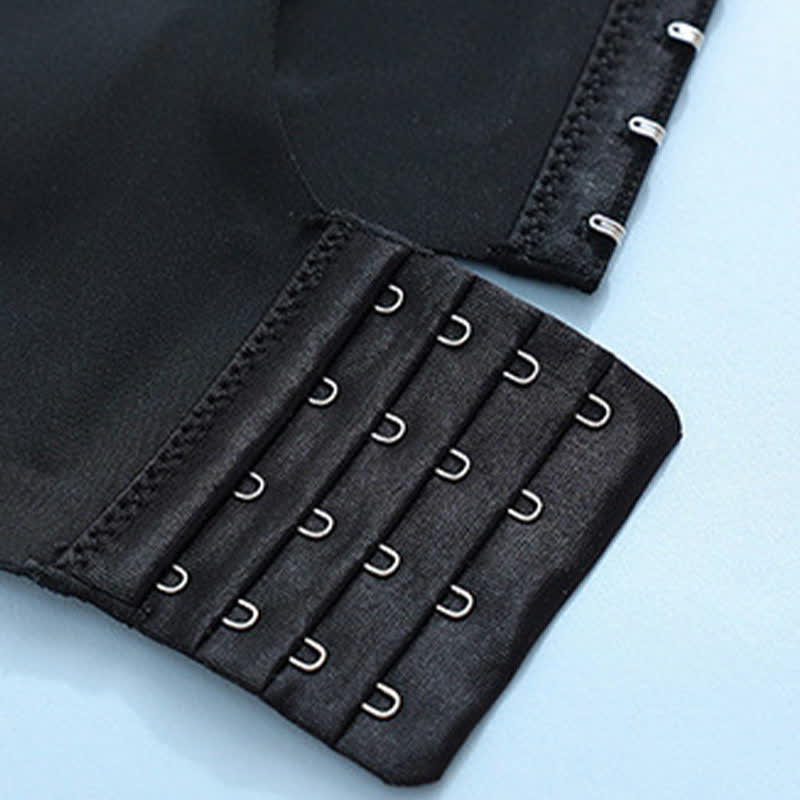 Soutien-gorge push-up léger sans armatures grande taille à imprimé lettres