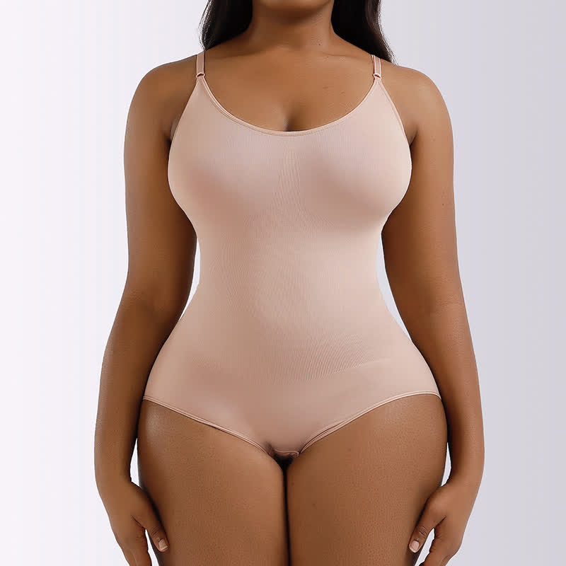 Body gainant sans coutures grande taille, une pièce, rehausseur de hanches