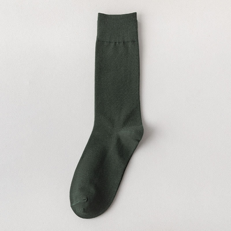 Chaussettes mi-mollet douces et résistantes (8 paires) - Vert foncé - EU35-39 (US4.5-8) - image 16