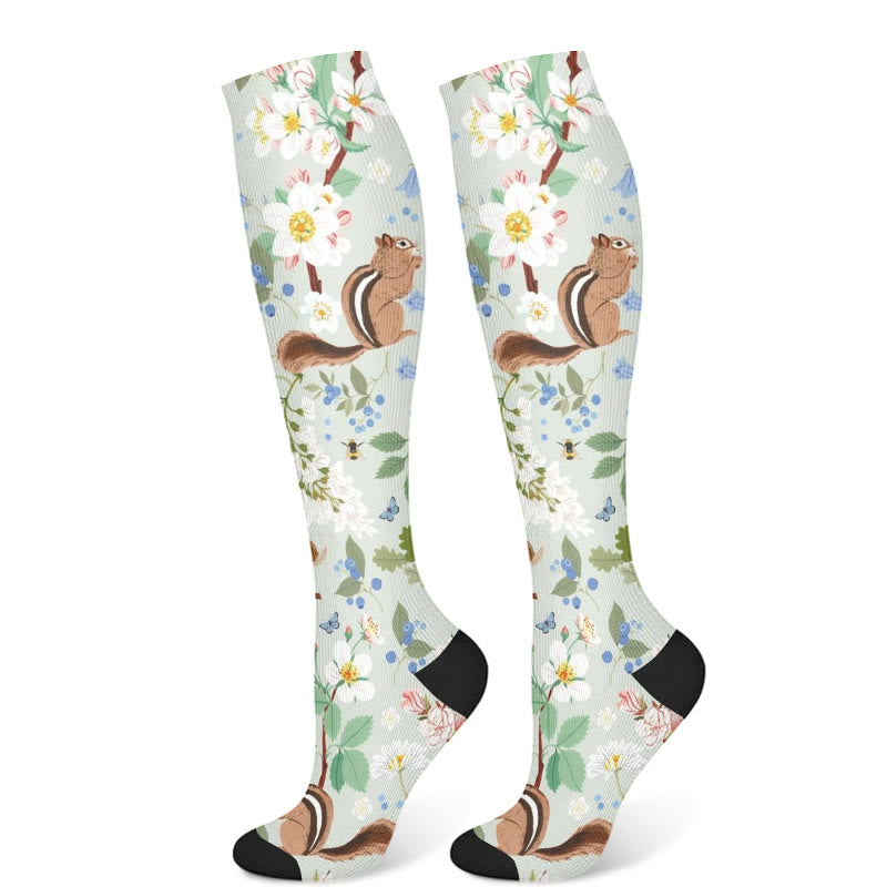 Chaussettes de compression Squirrel Fawn (3 paires) - Bleu (1 paire) - S/M - image 6