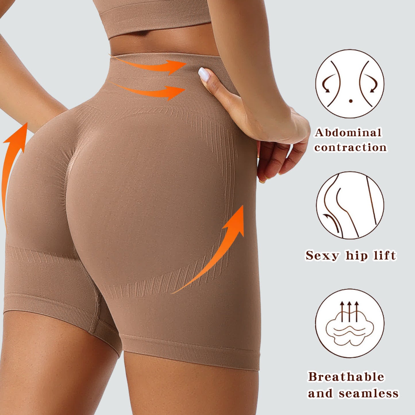 Pantalon de sécurité gainant taille moyenne pour rehausser les hanches