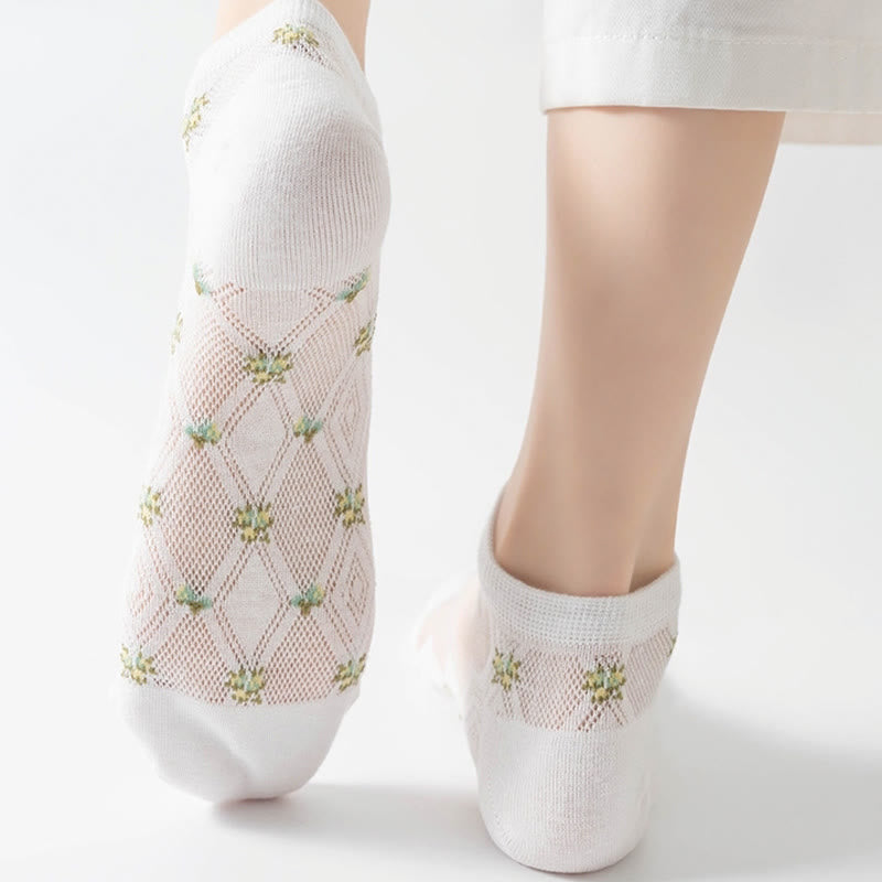 Chaussettes à imprimé pétales (10 paires)