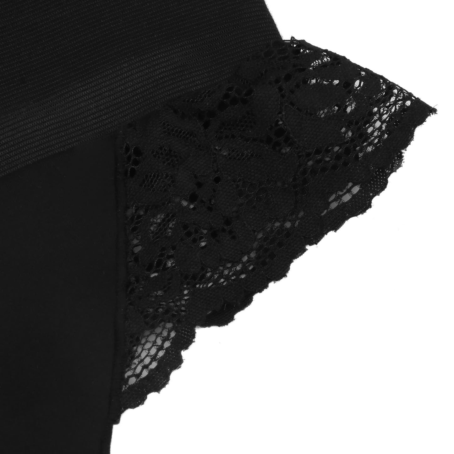 Culotte gainante en dentelle taille moyenne