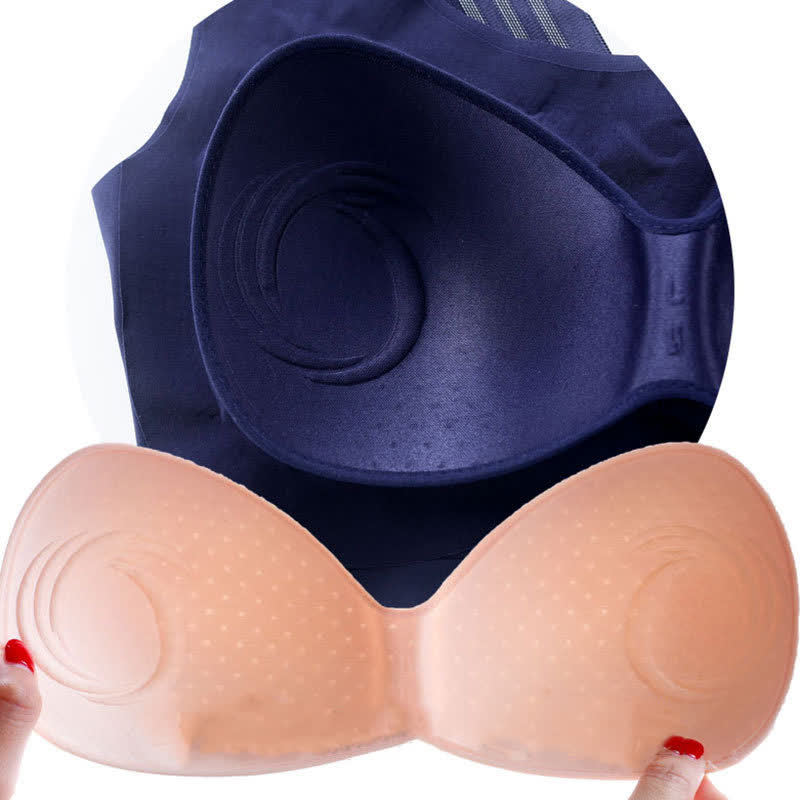 Soutien-gorge sans armatures grande taille avec dos élégant