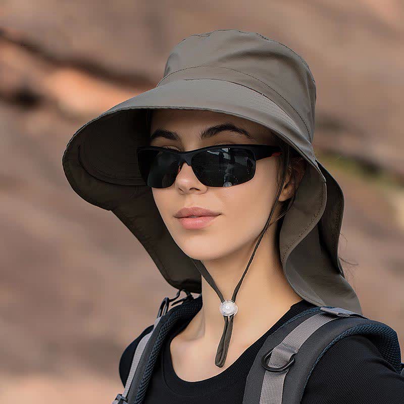 Chapeau bob à large bord pour randonnée en plein air - image 17