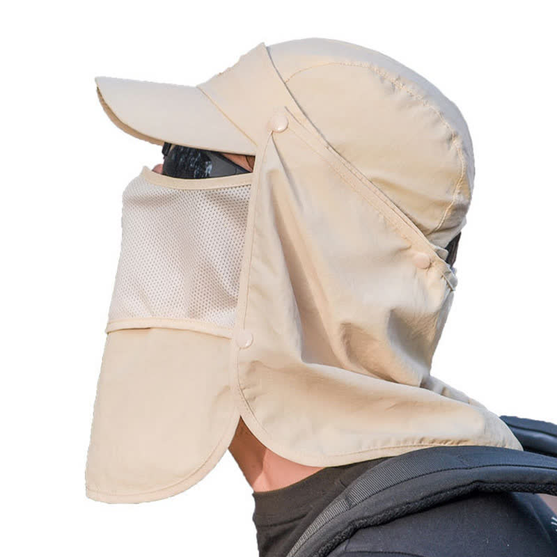 Casquette de baseball multi-usages avec protection solaire pour l'extérieur