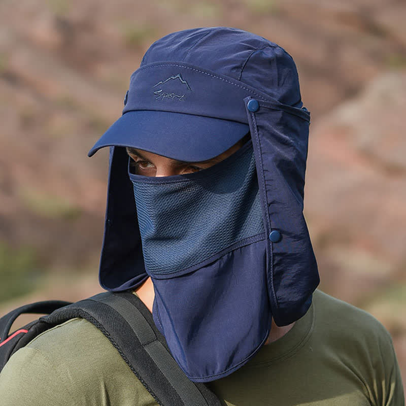 Casquette de baseball multi-usages avec protection solaire pour l'extérieur