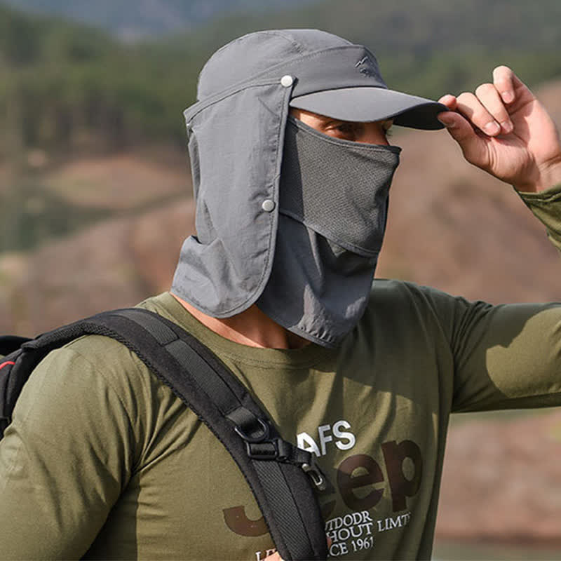 Casquette de baseball multi-usages avec protection solaire pour l'extérieur