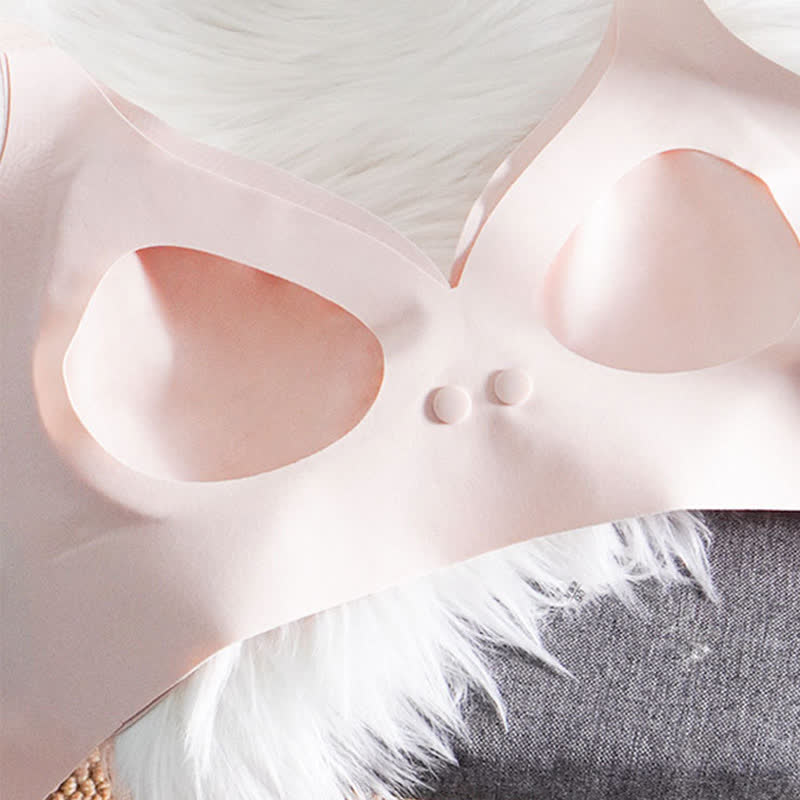 Soutien-gorge d'allaitement léger et uni sans armatures