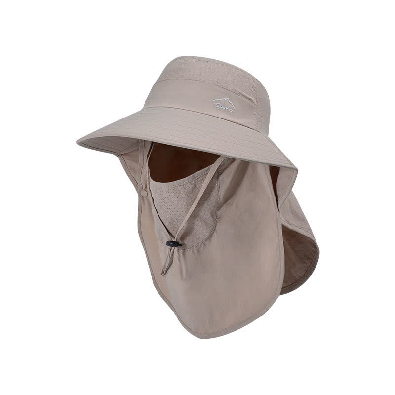 Bob avec masque facial amovible - Kaki - Taille unique - image 16
