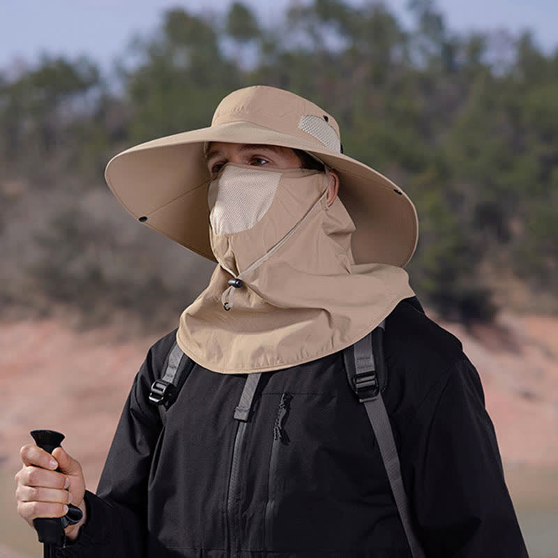 Masque de protection solaire d'extérieur, chapeau bob