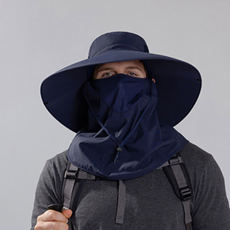 Masque de protection solaire d'extérieur, chapeau bob