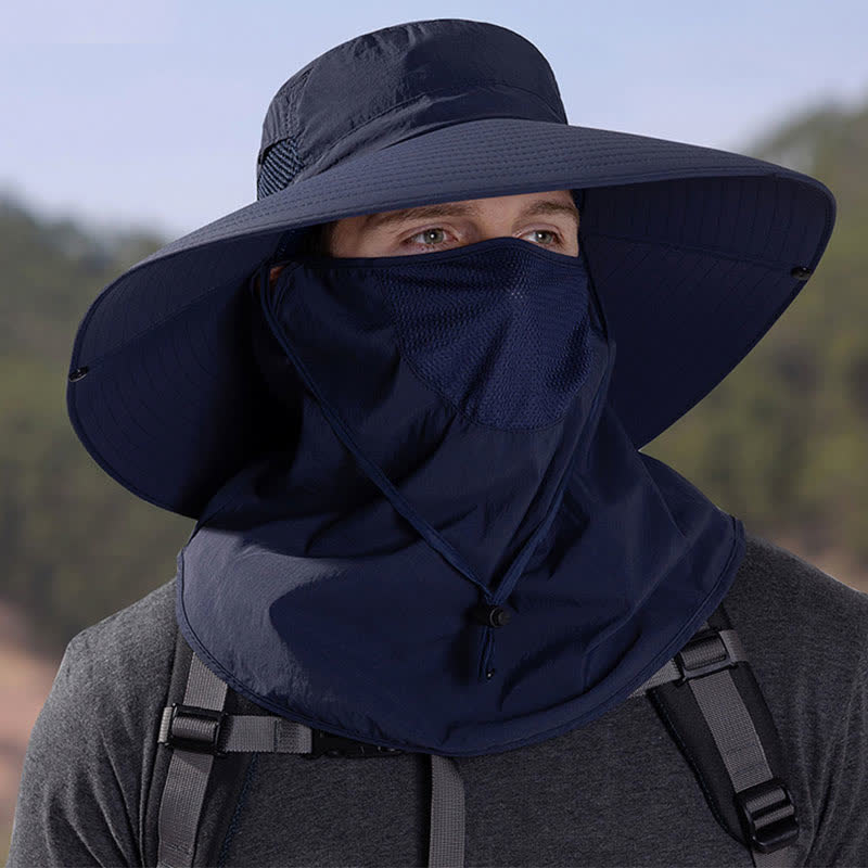 Masque de protection solaire d'extérieur, chapeau bob