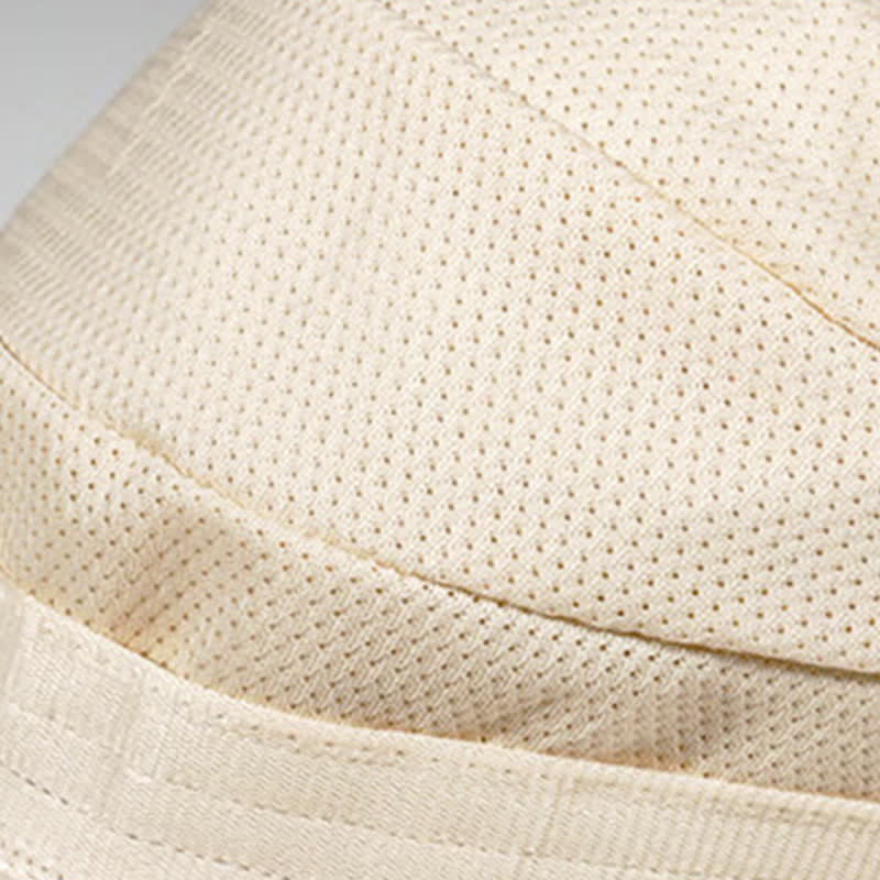Chapeau ouvert à large bord de couleur unie