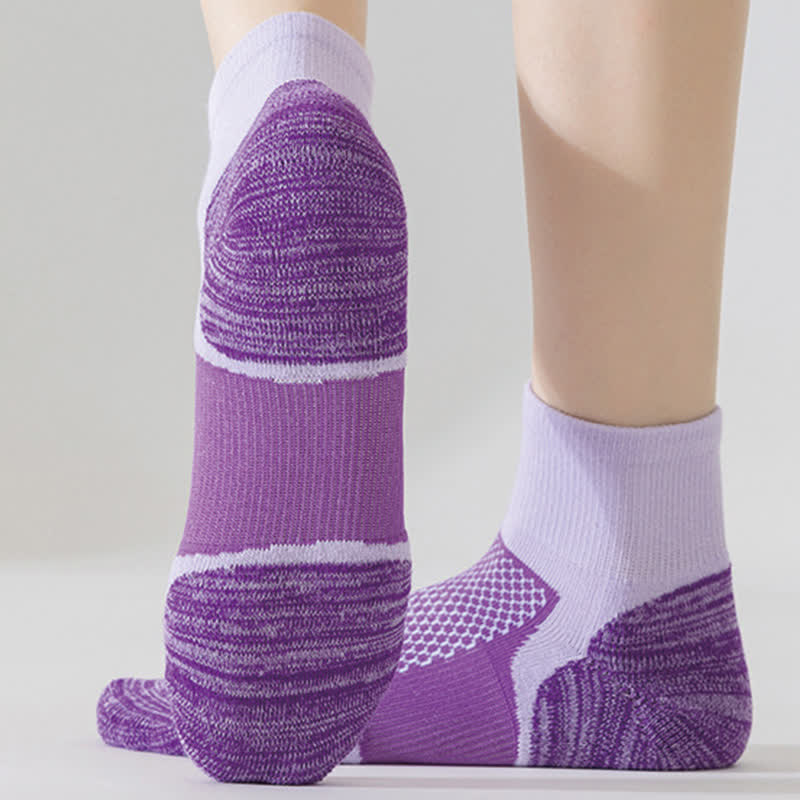 Chaussettes de sport respirantes et colorées à compression (5 paires)
