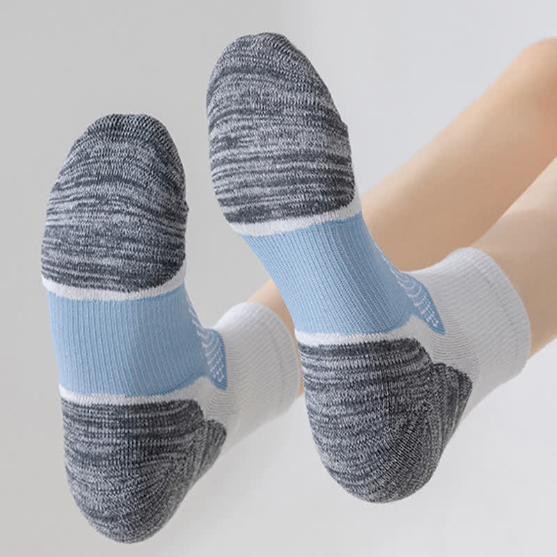 Chaussettes de sport respirantes et colorées à compression (5 paires)