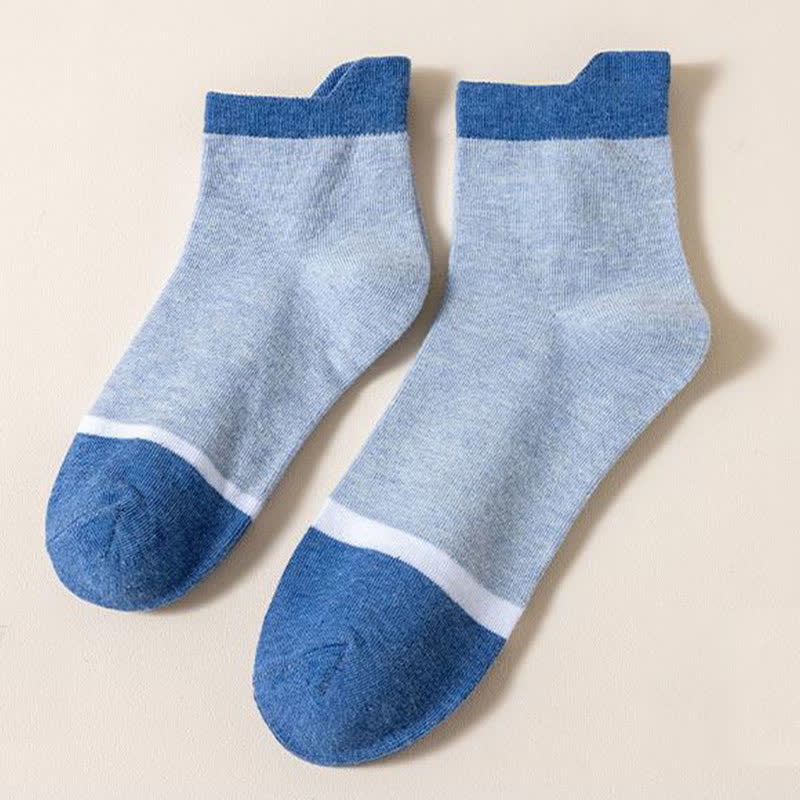 Chaussettes antibactériennes et déodorantes à blocage de couleur (5 paires)