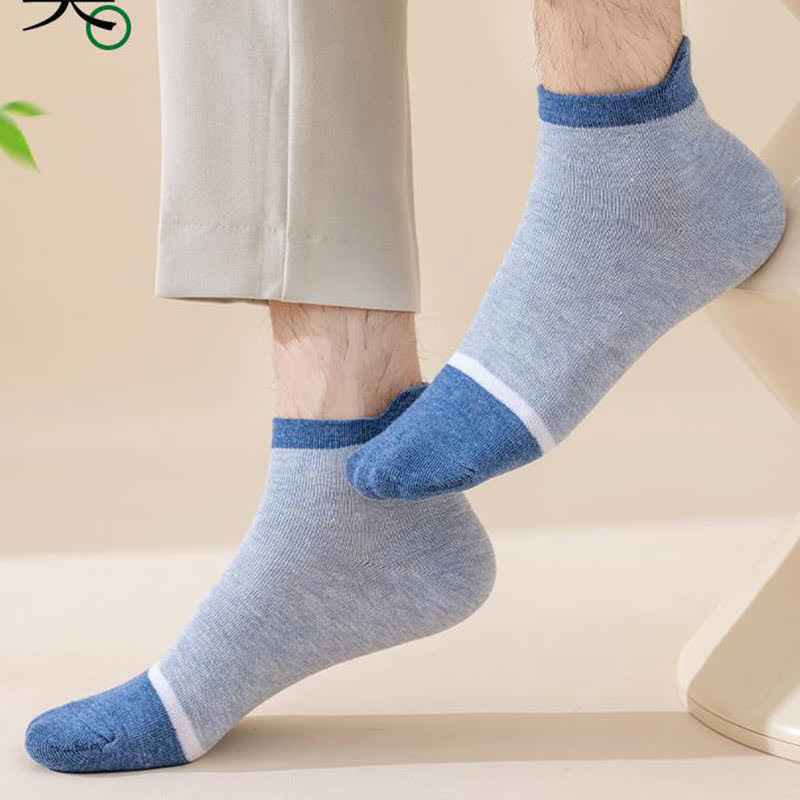 Chaussettes antibactériennes et déodorantes à blocage de couleur (5 paires)