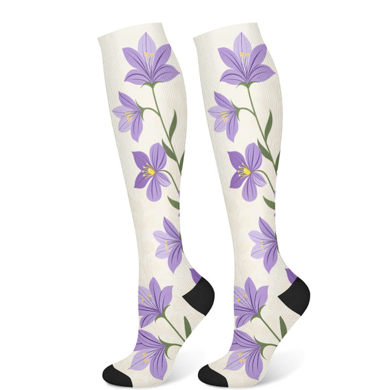 Chaussettes de compression Lotus (3 paires) - Abricot (1 paire) - S/M - image 6
