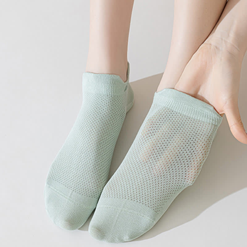Chaussettes fines en coton absorbant la transpiration et respirantes (6 paires)