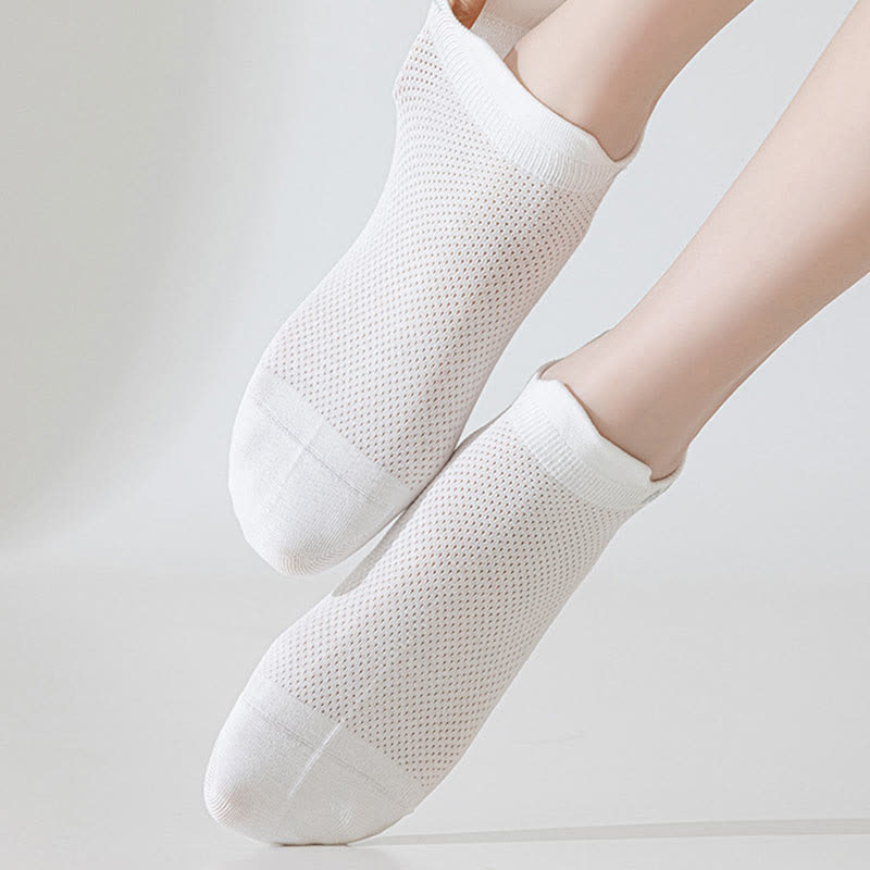 Chaussettes fines en coton absorbant la transpiration et respirantes (6 paires)