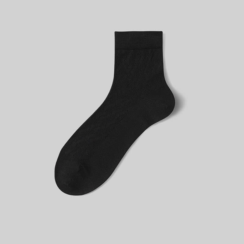 Chaussettes courtes en maille fine et respirante, sensation de fraîcheur (5 paires)