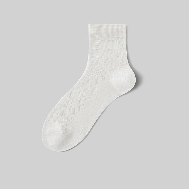 Chaussettes courtes en maille fine et respirante, sensation de fraîcheur (5 paires)
