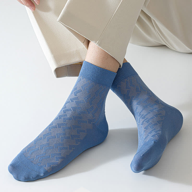 Chaussettes courtes en maille fine et respirante, sensation de fraîcheur (5 paires)