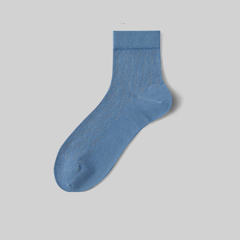 Chaussettes courtes en maille fine et respirante, sensation de fraîcheur (5 paires)